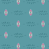 Art Gallery Fabrics Flower Child Collection - Flicker and Fade Blue - 100% Cotton Fabric
